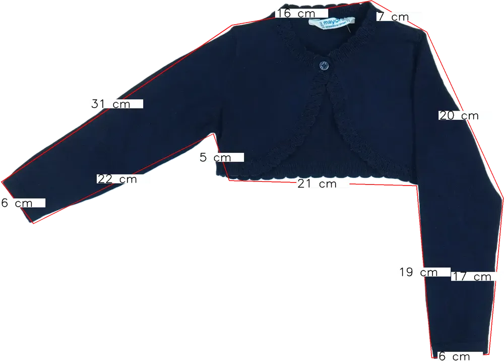 Kék Mayoral Bolero EU 92 / UK 2 év / US 2T