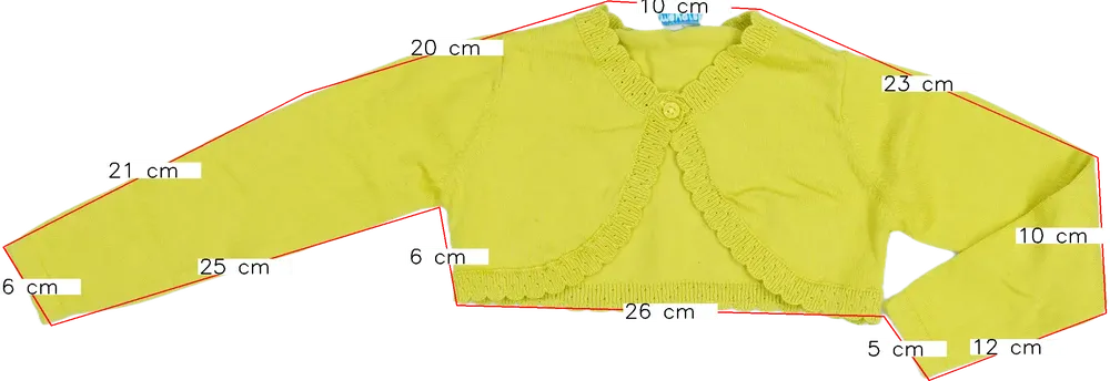 Sárga Mayoral Bolero EU 98 / UK 3 év / US 3T
