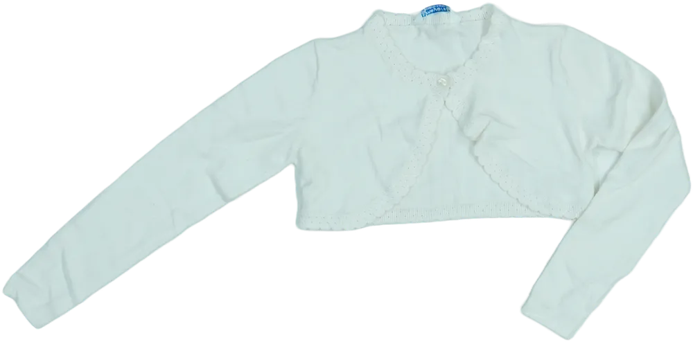 Fehér Mayoral Bolero EU 134 / UK 9 év / US 9 év/L