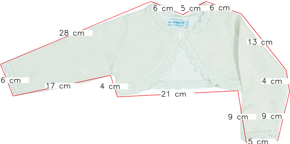 Arany Mayoral Bolero EU 68 / UK 3-6 hónap / US 3-6 hónap