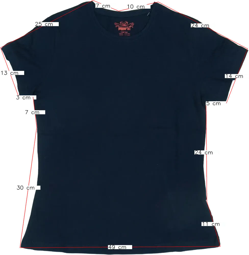 Kék Pepperts! Póló EU 164 / UK 14 év / US 14 év/XL