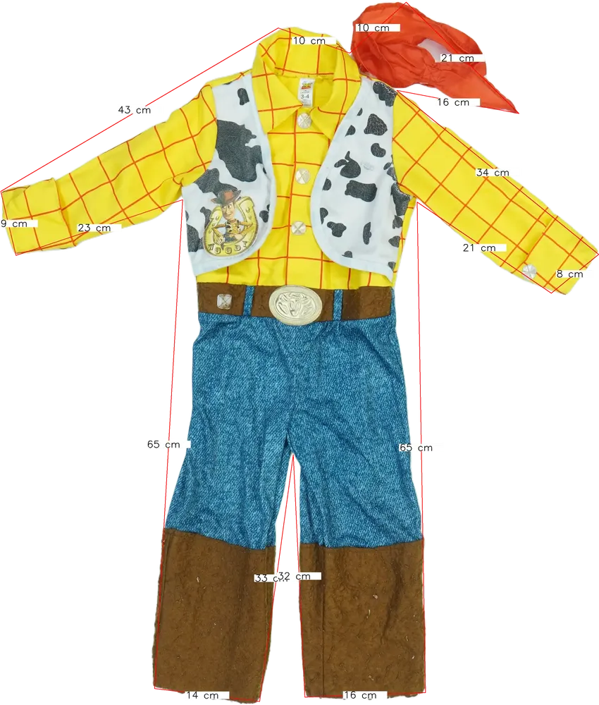 Többszínű Disney Jelmez EU 104 / UK 4 év / US 4T/XS