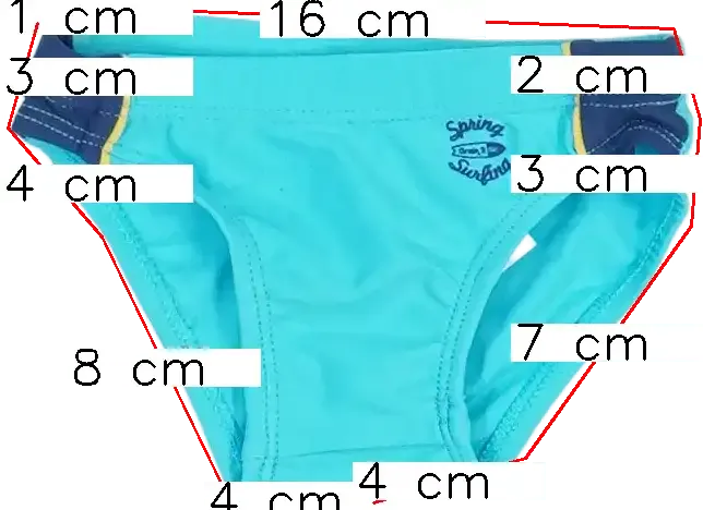 Kék Egyéb Fürdőnadrág EU 68 / UK 3-6 hónap / US 3-6 hónap