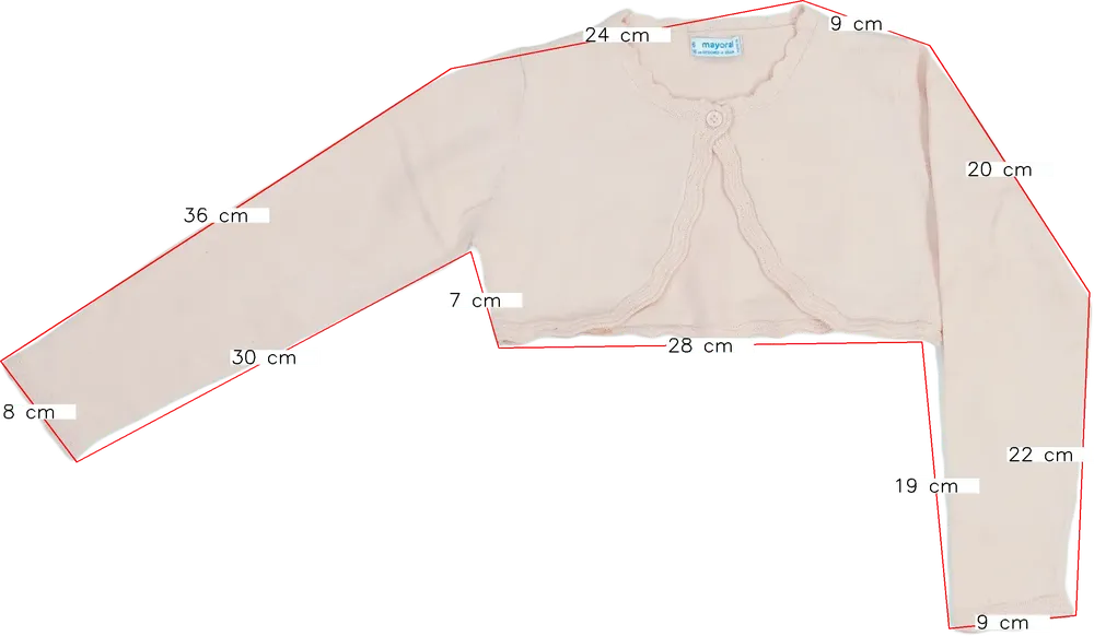 Rózsaszín Mayoral Bolero EU 116 / UK 6 év / US 6 év/S