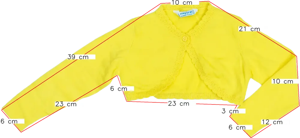 Sárga Mayoral Bolero EU 98 / UK 3 év / US 3T