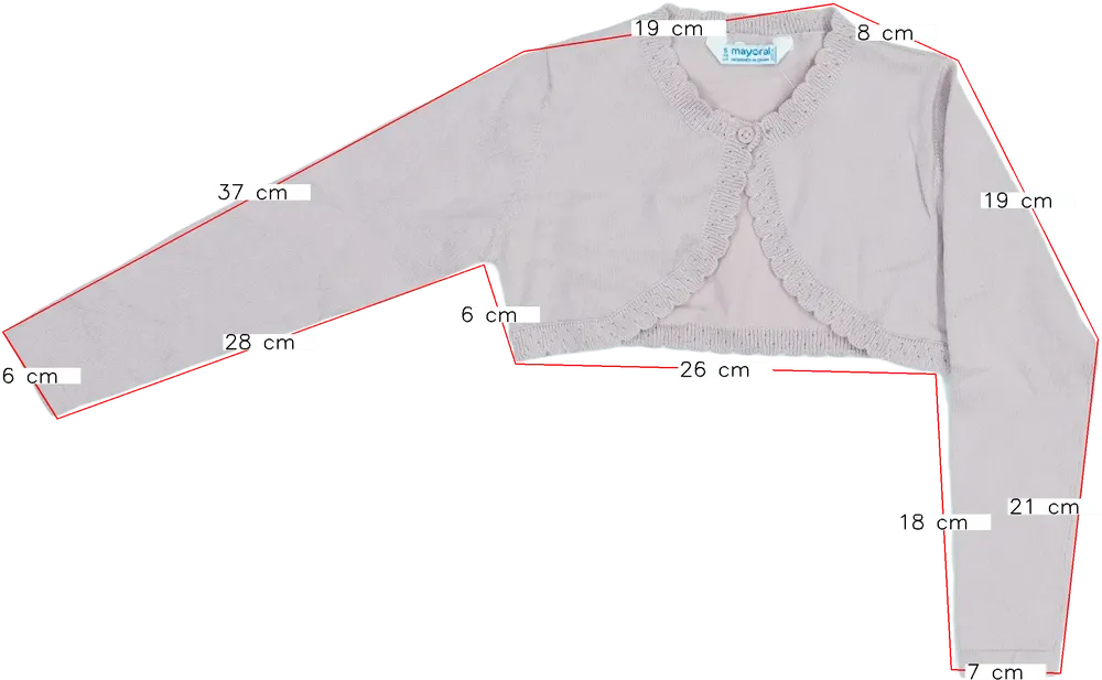 Rózsaszín Mayoral Bolero EU 110 / UK 5 év / US 5 év/XS
