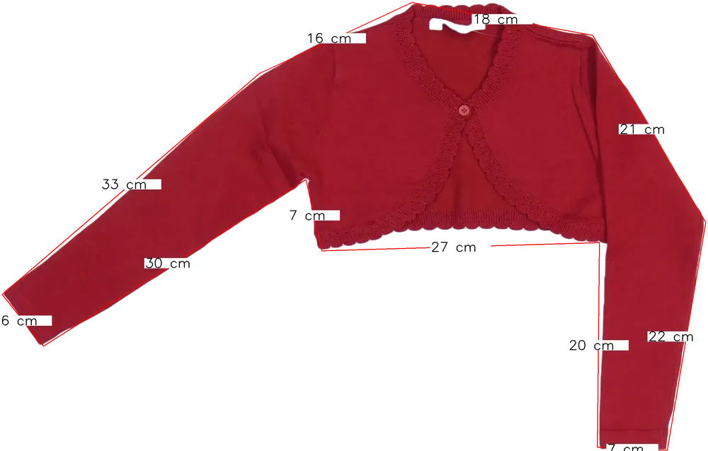 Piros Mayoral Bolero EU 110 / UK 5 év / US 5 év/XS