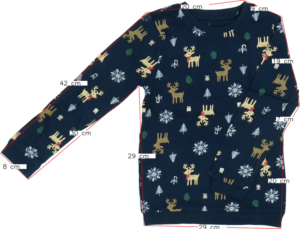 Kék Lupilu Hosszú ujjú felső EU 116 / UK 6 év / US 6 év/S