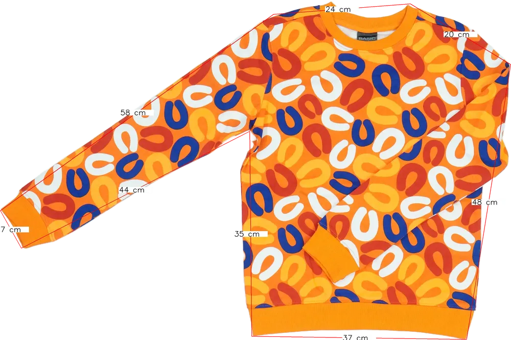 Yellow (Orange) Basic Collection Pullover EU 152 / UK 12 years / US 12 years/L