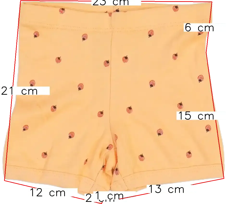Sárga (narancs) Lupilu Pizsama alsó EU 92 / UK 2 év / US 2T
