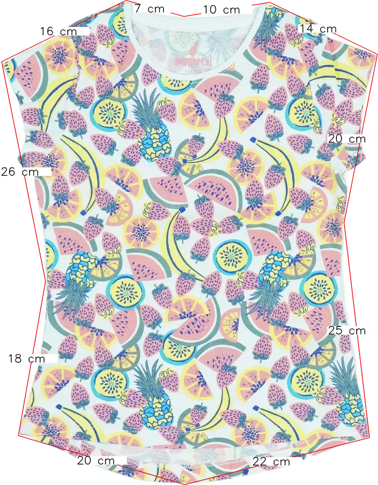 Fehér Pepperts! Póló EU 140 / UK 10 év / US 10 év/L