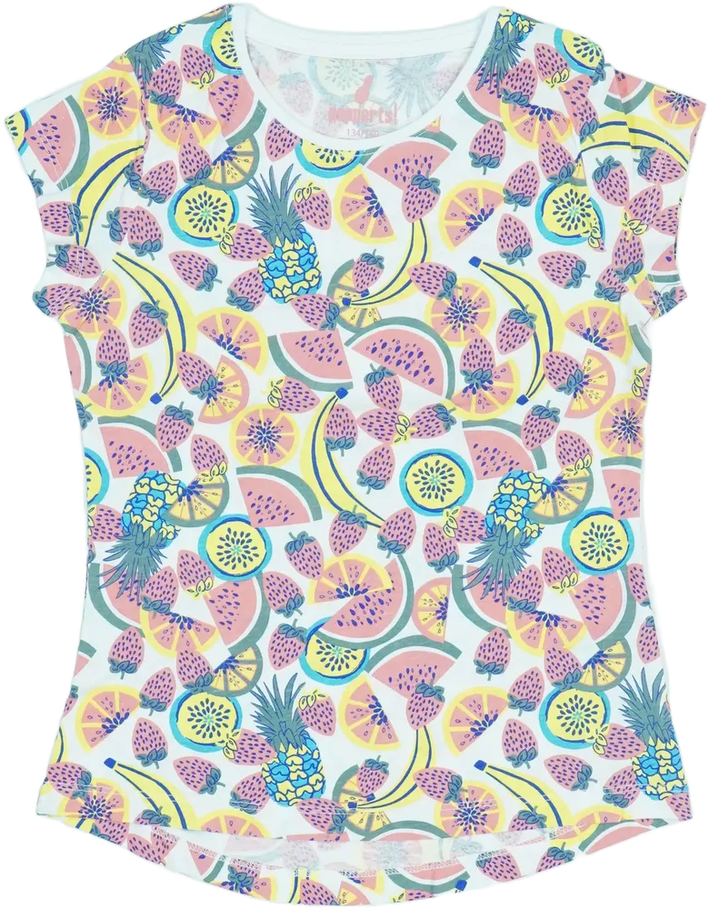 Fehér Pepperts! Póló EU 140 / UK 10 év / US 10 év/L