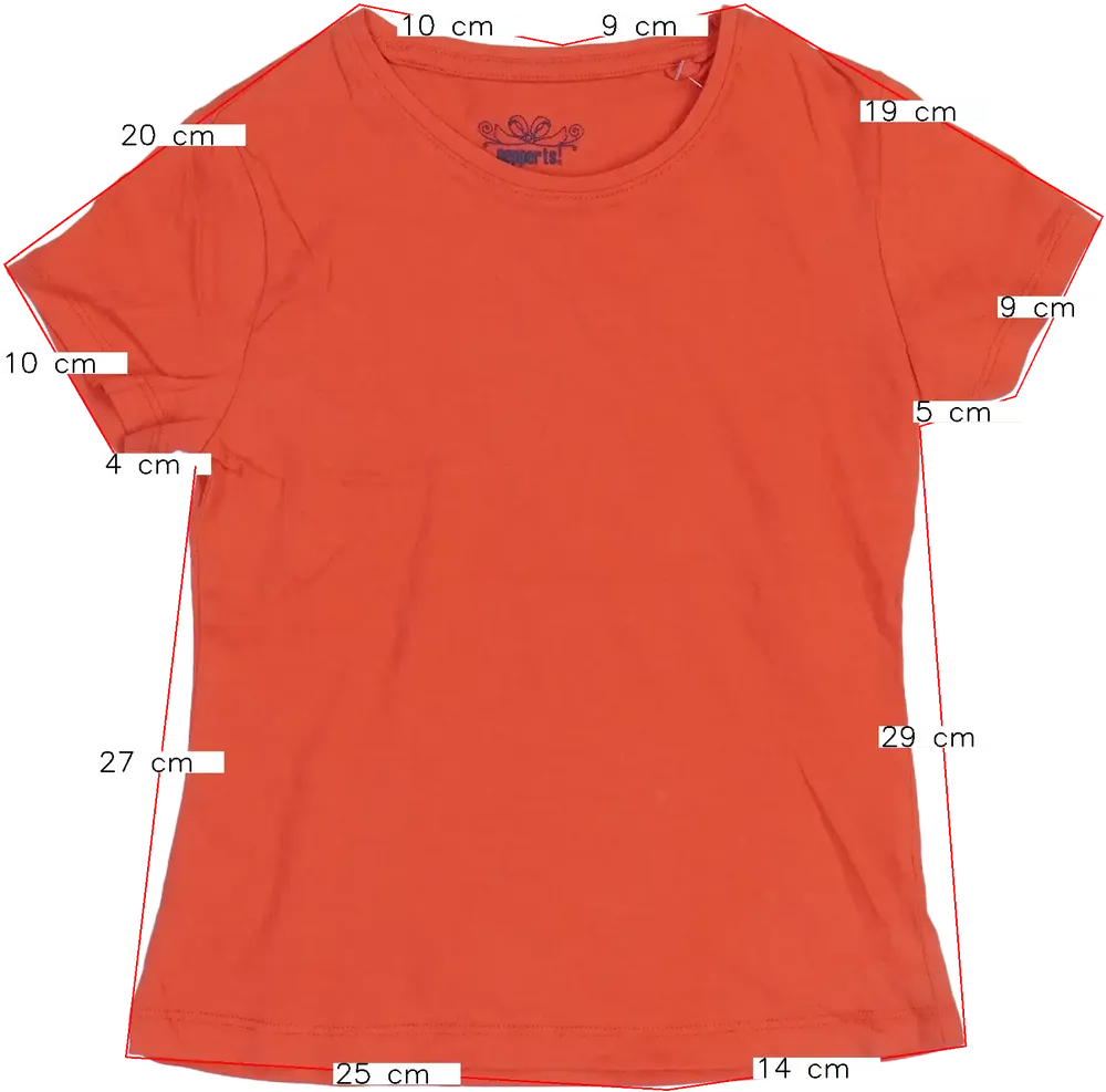 Piros Pepperts! Póló EU 128 / UK 8 év / US 8 év/M