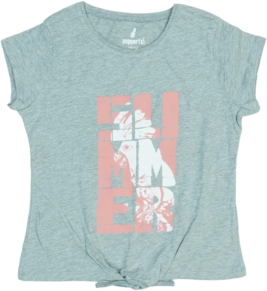 Szürke Pepperts! Póló EU 152 / UK 12 év / US 12 év/L