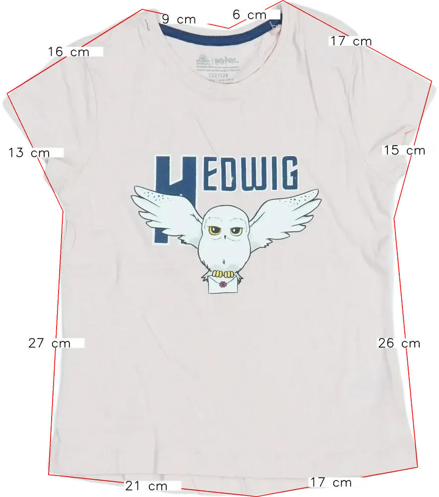 Rózsaszín Harry Potter Póló EU 128 / UK 8 év / US 8 év/M