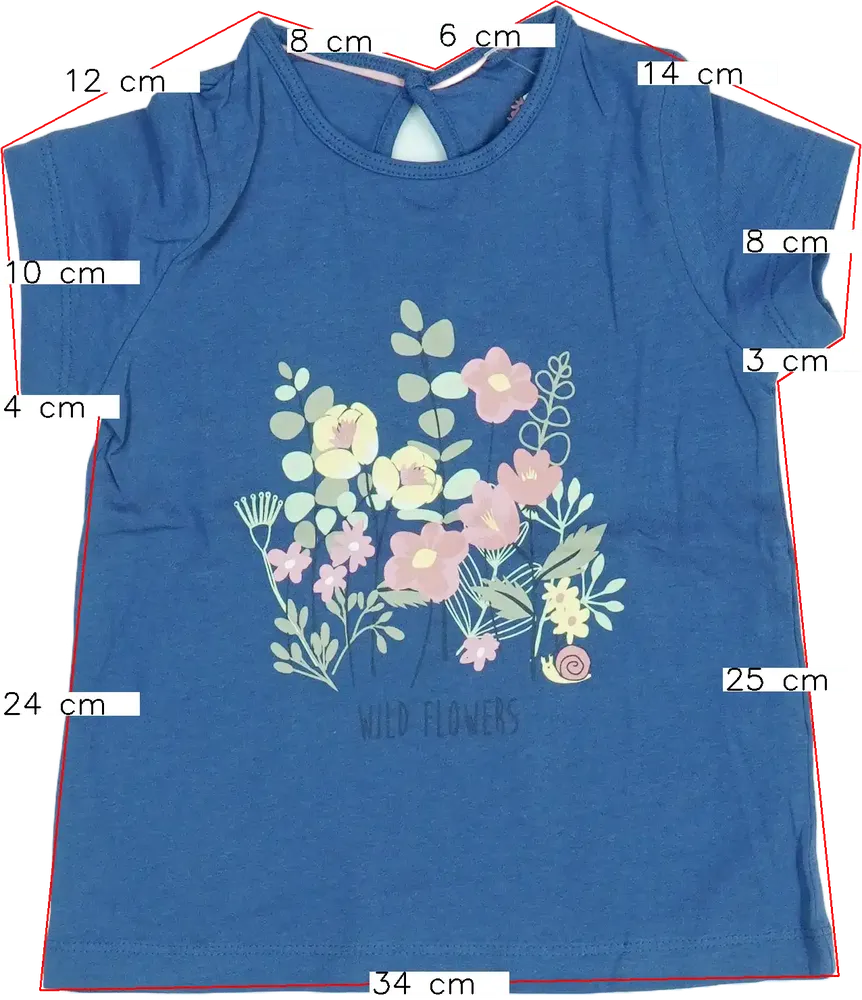 Kék Lupilu Póló EU 92 / UK 2 év / US 2T