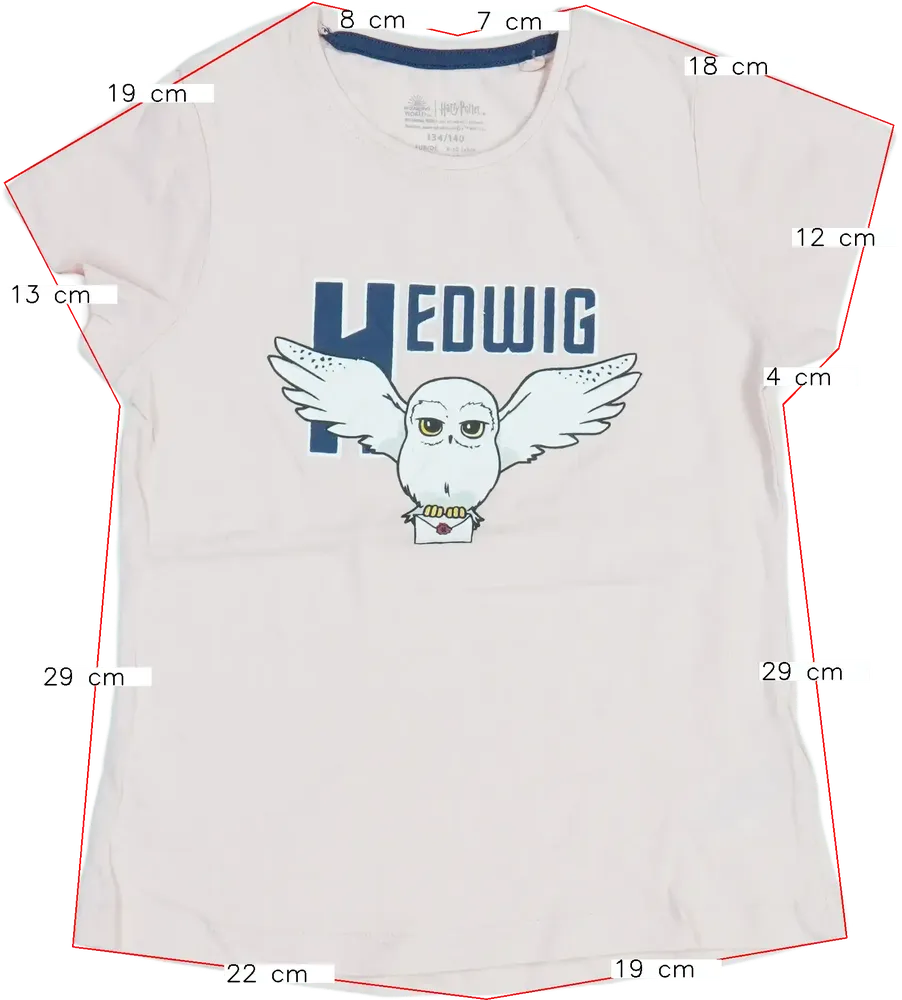 Rózsaszín Harry Potter Póló EU 140 / UK 10 év / US 10 év/L