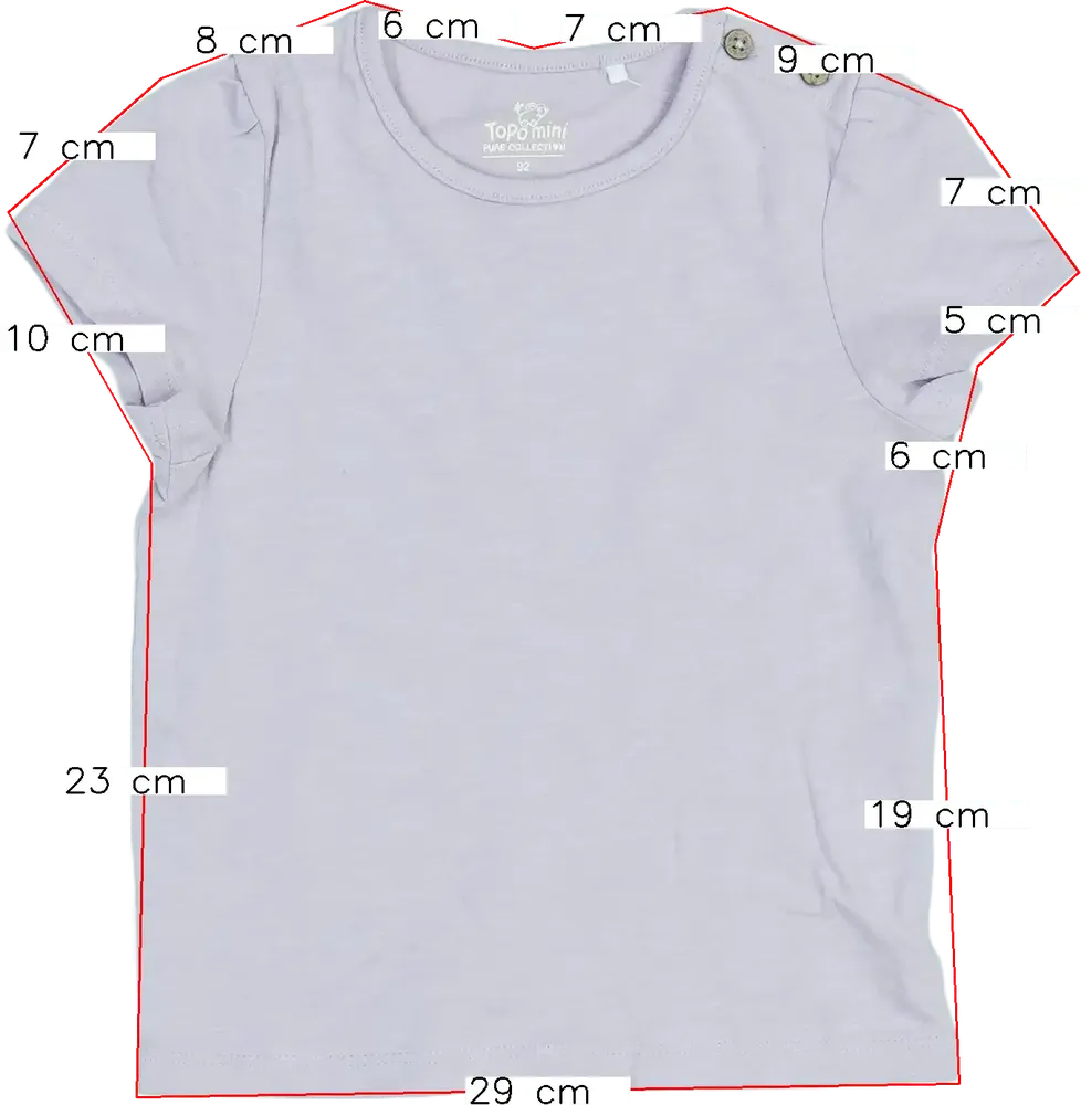 Lila Lupilu Póló EU 92 / UK 2 év / US 2T