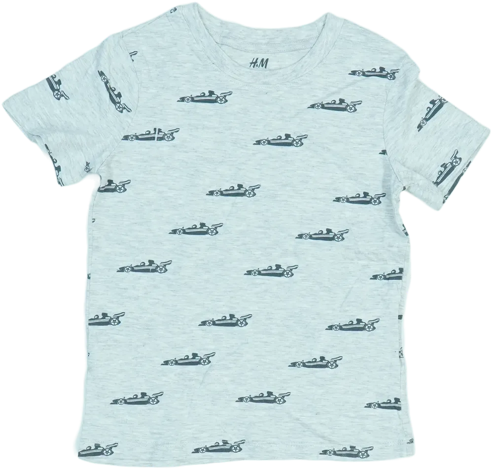 Szürke H&amp;M Póló EU 116 / UK 6 év / US 6 év/S