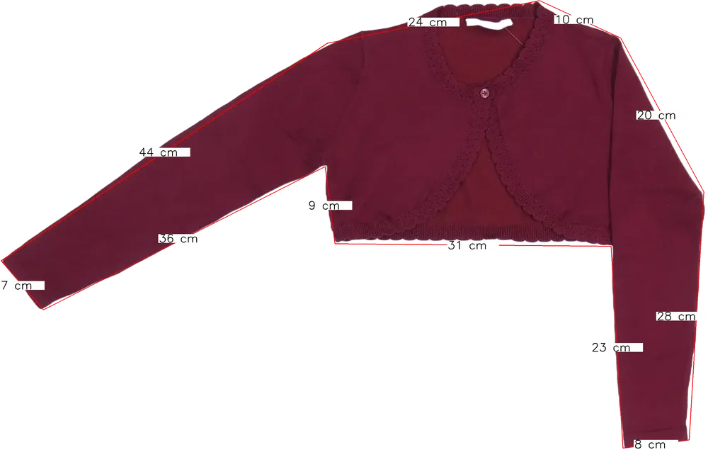 Bordó Mayoral Bolero EU 134 / UK 9 év / US 9 év/L