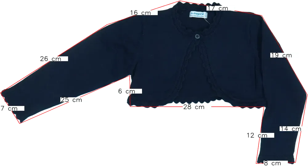 Kék Mayoral Bolero EU 92 / UK 2 év / US 2T