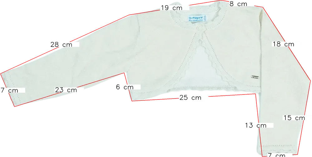 Arany Mayoral Bolero EU 86 / UK 12-18 hónap / US 18 hónap