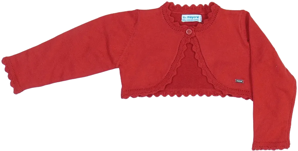 Piros Mayoral Bolero EU 68 / UK 3-6 hónap / US 3-6 hónap