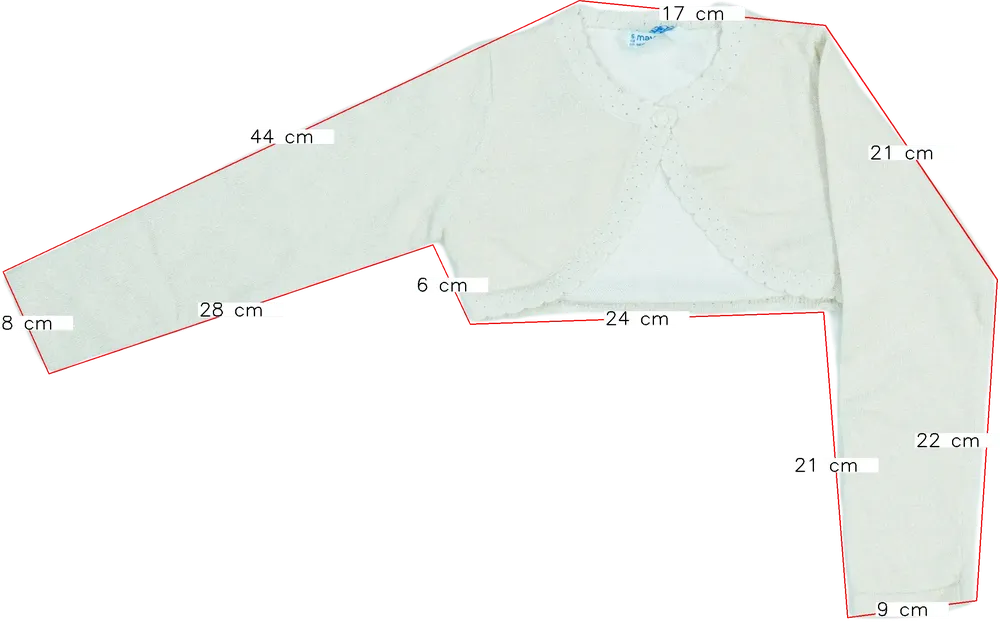 Arany Mayoral Bolero EU 110 / UK 5 év / US 5 év/XS