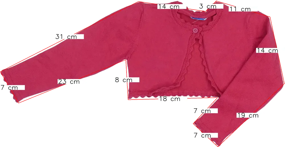 Rózsaszín Mayoral Bolero EU 92 / UK 2 év / US 2T