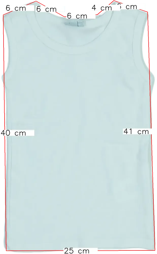 Fehér OVS Fiú / Férfi trikó EU 98 / UK 3 év / US 3T
