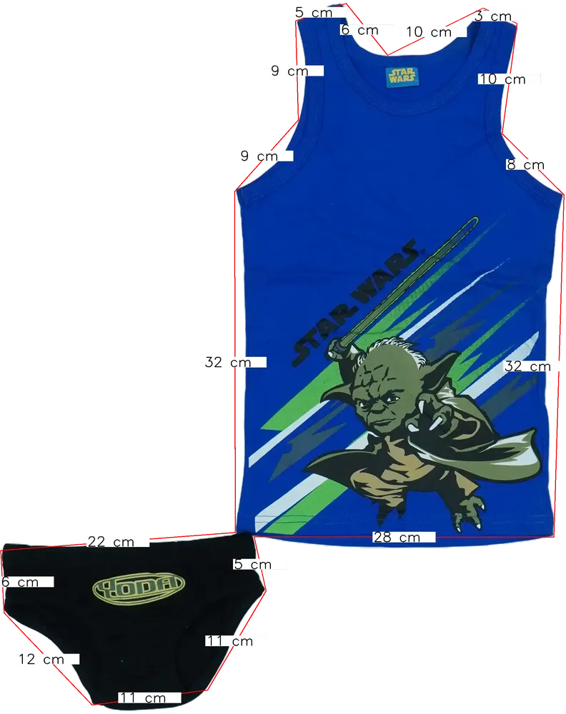 White Star Wars Multipack - Sleeveless shirts EU 128 / UK 8 years / US 8 years/M