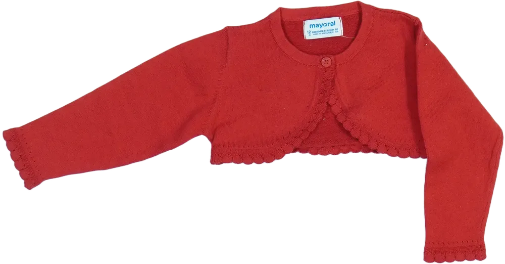 Piros Mayoral Bolero EU 80 / UK 9-12 hónap / US 12 hónap