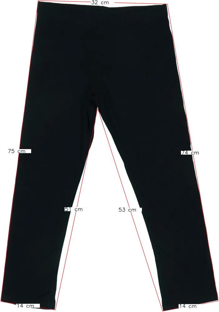 Fekete OVS Leggings EU 164 / UK 14 év / US 14 év/XL