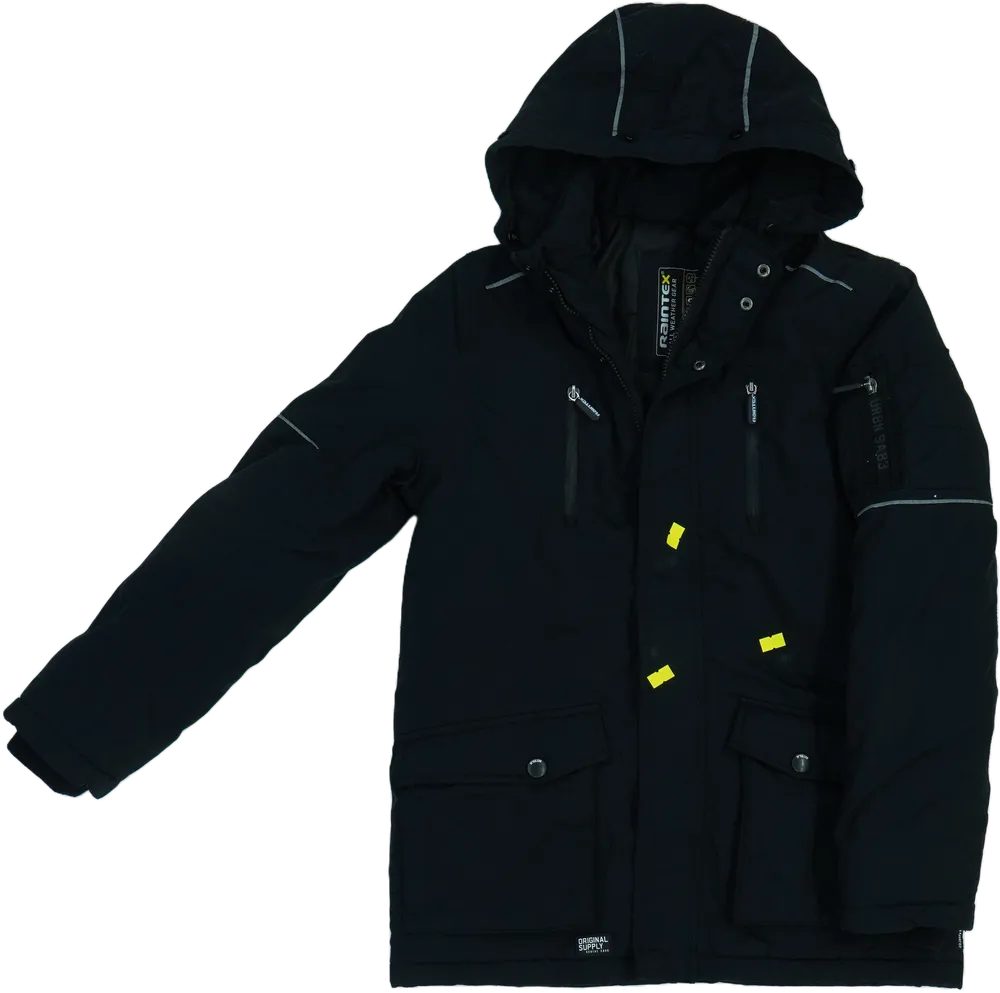 Fekete Raintex Télikabát EU 164 / UK 14 év / US 14 év/XL
