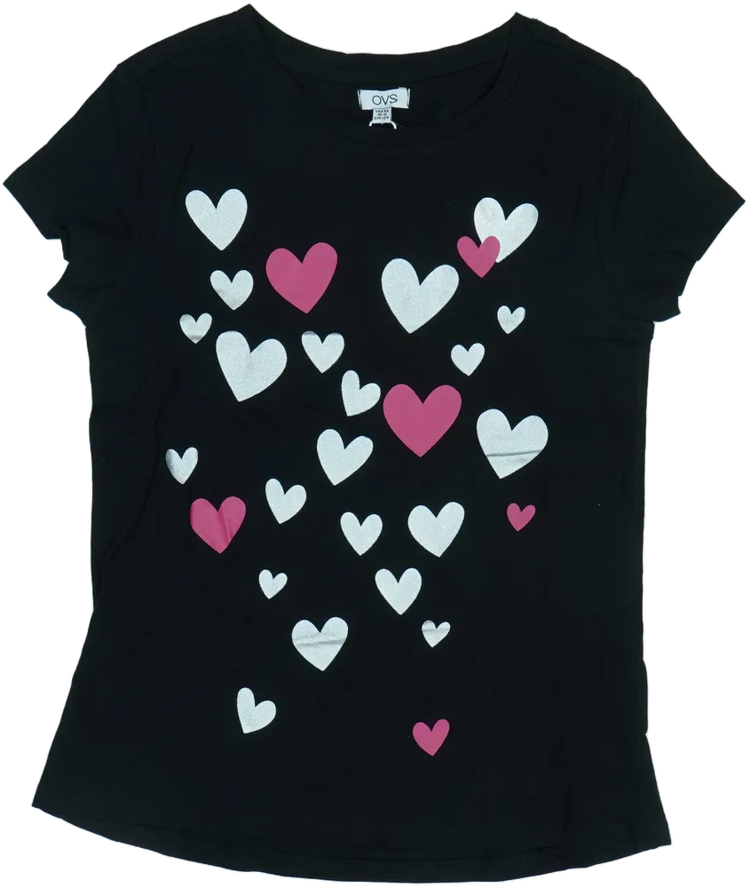 Fekete OVS Póló EU 146 / UK 11 év / US 12 év/L