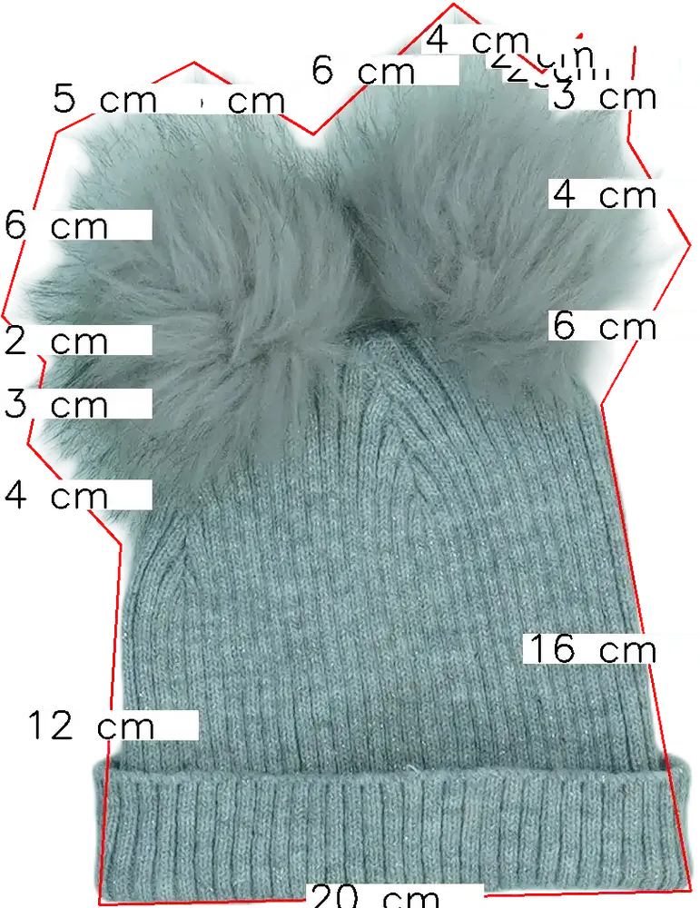 Szürke Pepco Sapka EU 128 / UK 8 év / US 8 év/M