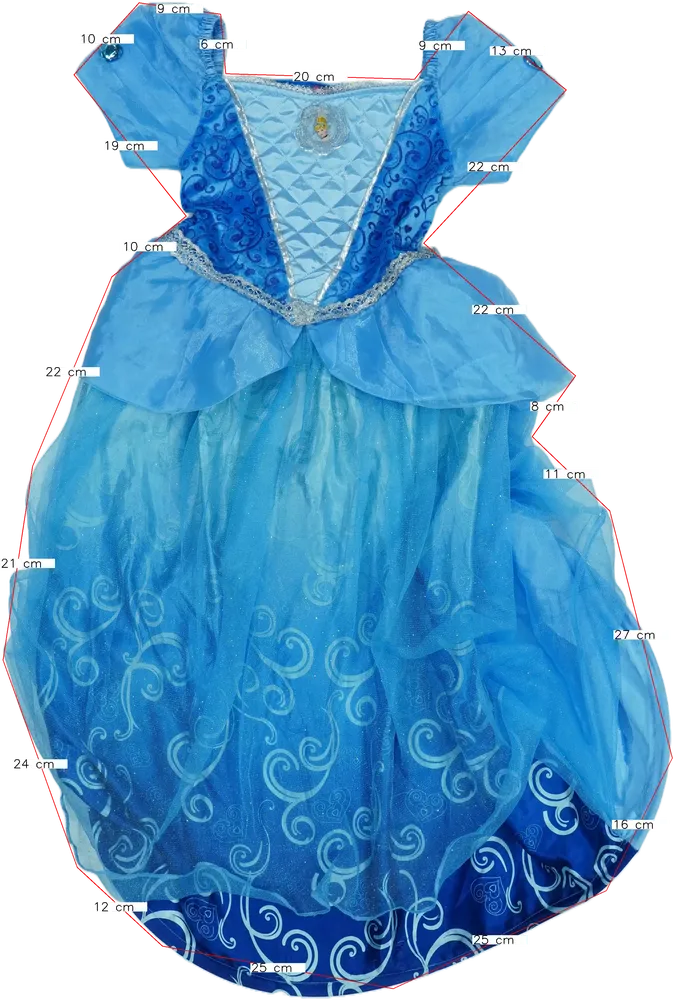 Kék Disney Jelmez EU 140 / UK 10 év / US 10 év/L