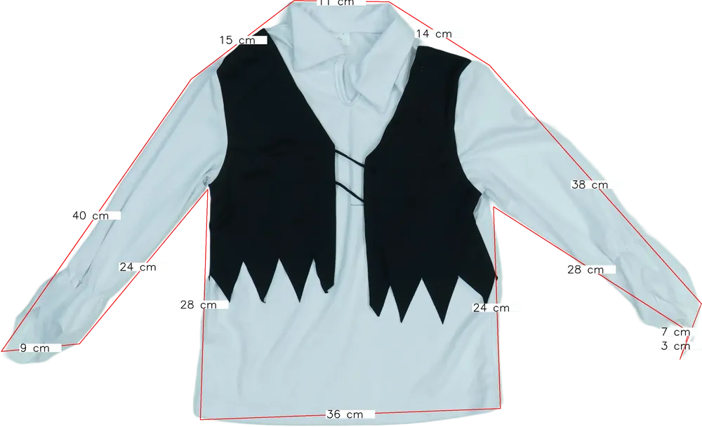 Fehér Egyéb Jelmez EU 122 / UK 7 év / US 7 év/M