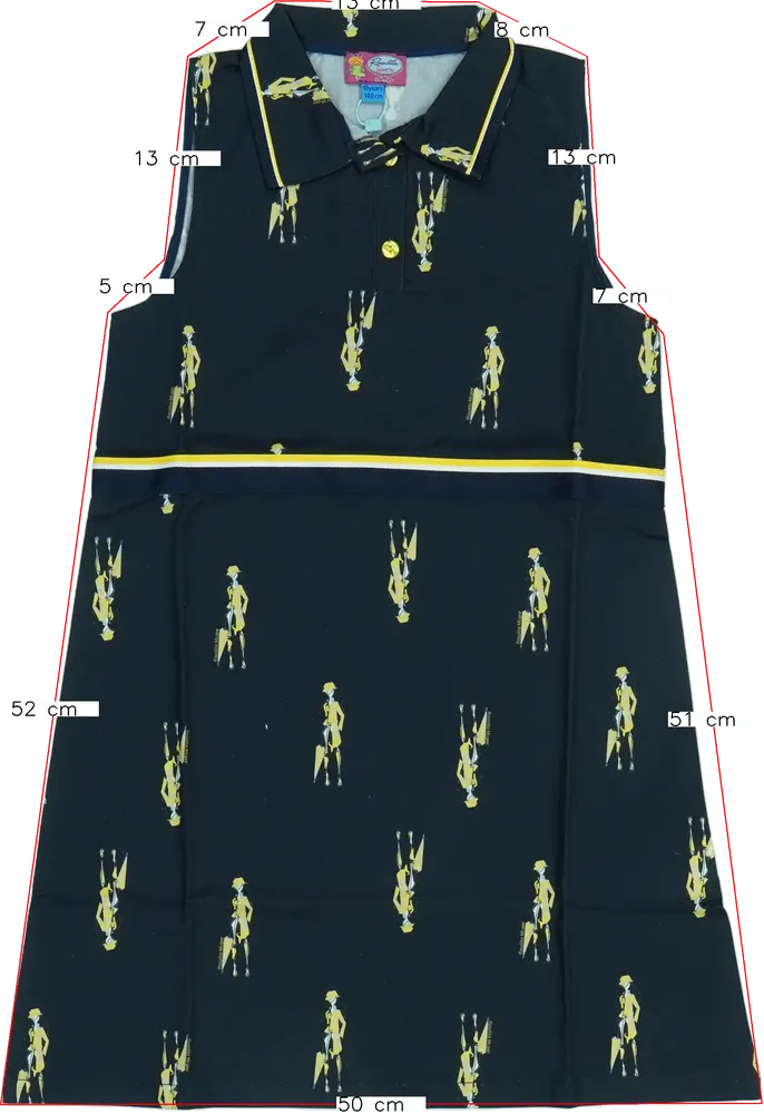 Fekete Rosalita Ruha EU 140 / UK 10 év / US 10 év/L