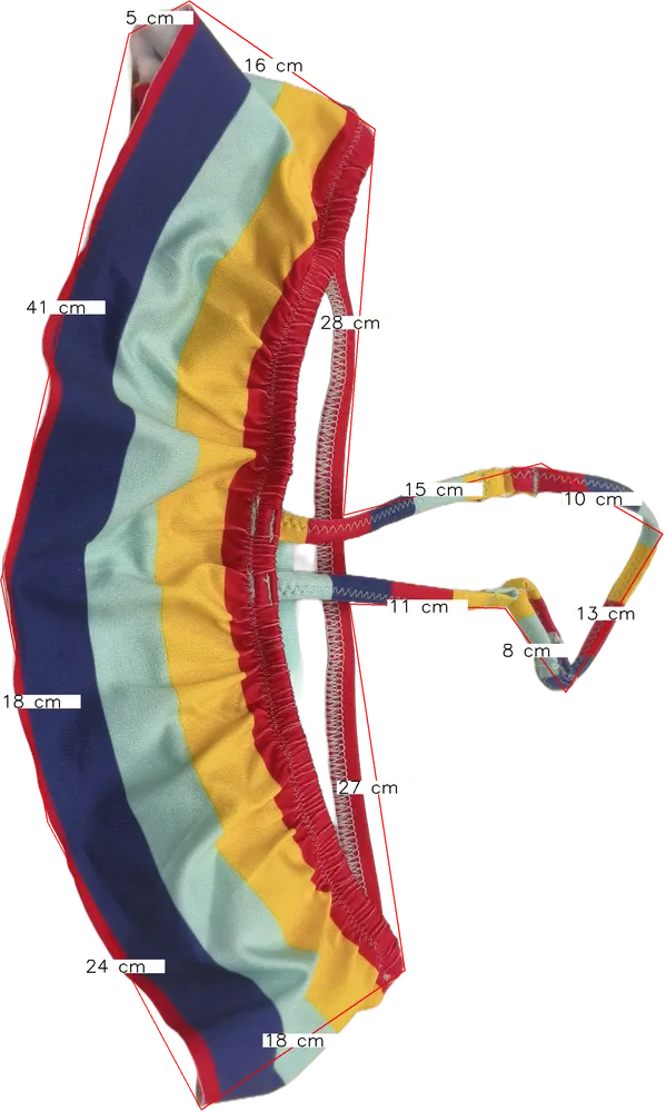 Többszínű Egyéb Bikini felső EU 116 / UK 6 év / US 6 év/S