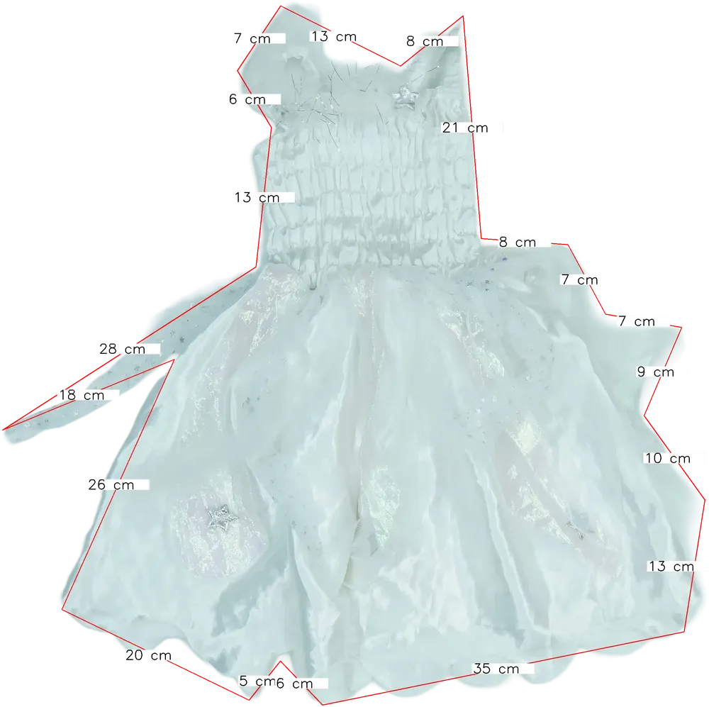 Fehér Egyéb Jelmez EU 110 / UK 5 év / US 5 év/XS