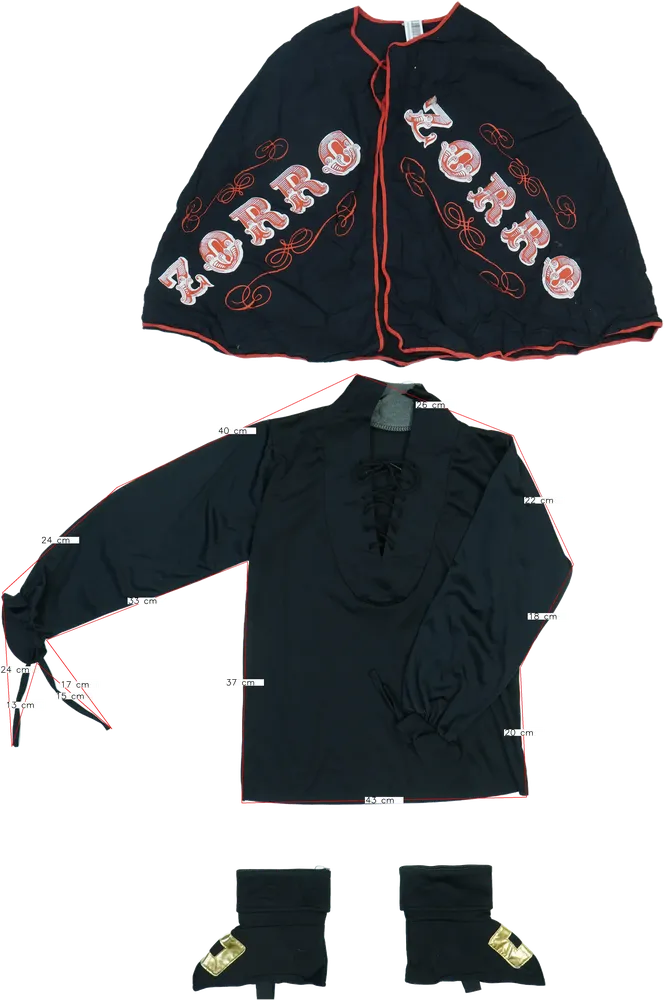 Fekete Egyéb Jelmez EU 152 / UK 12 év / US 12 év/L