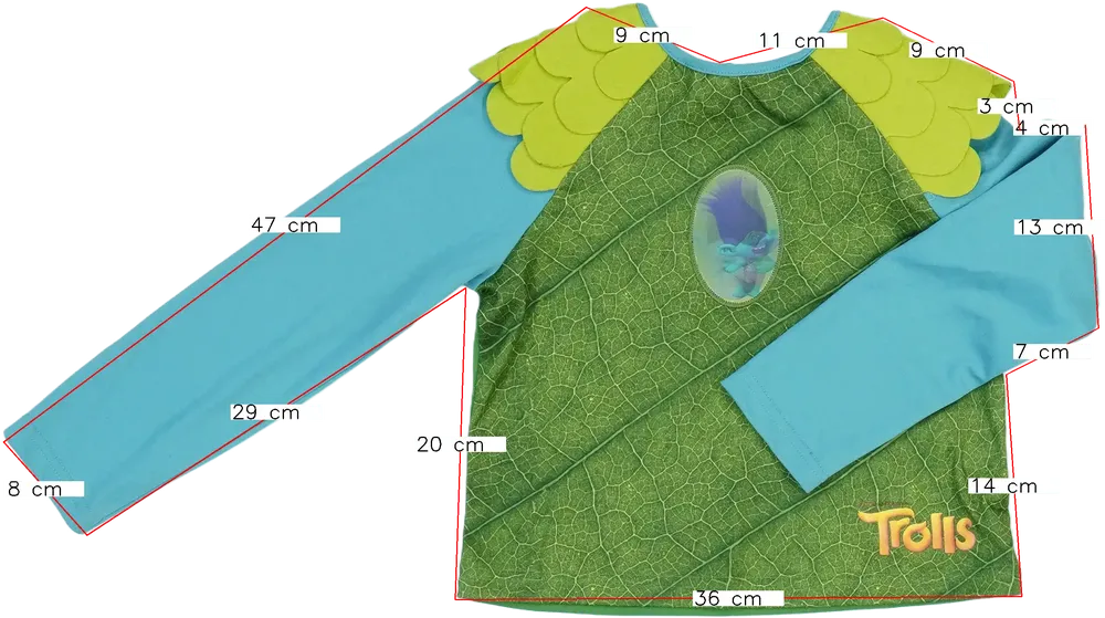 Zöld DreamWorks Jelmez EU 116 / UK 6 év / US 6 év/S