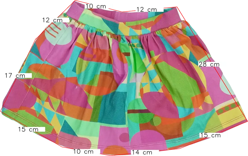 Többszínű Rosalita Szoknya EU 104 / UK 4 év / US 4T/XS