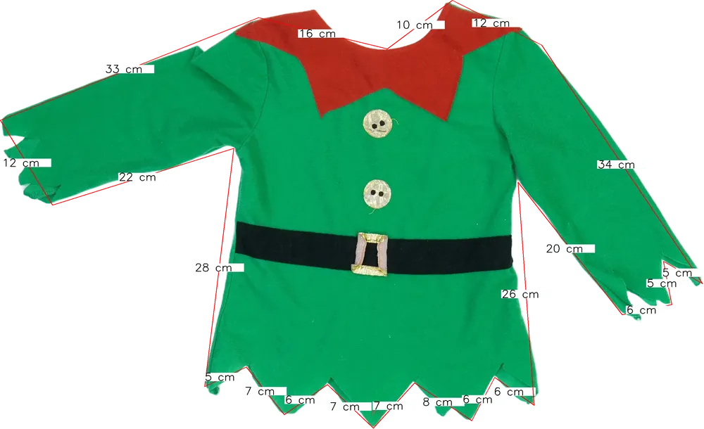 Zöld Egyéb Jelmez EU 128 / UK 8 év / US 8 év/M