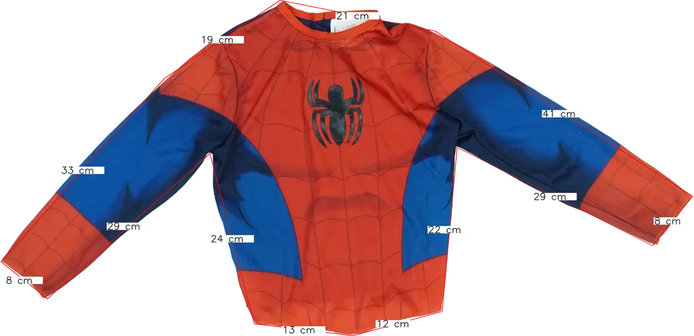 Piros Marvel Jelmez EU 110 / UK 5 év / US 5 év/XS