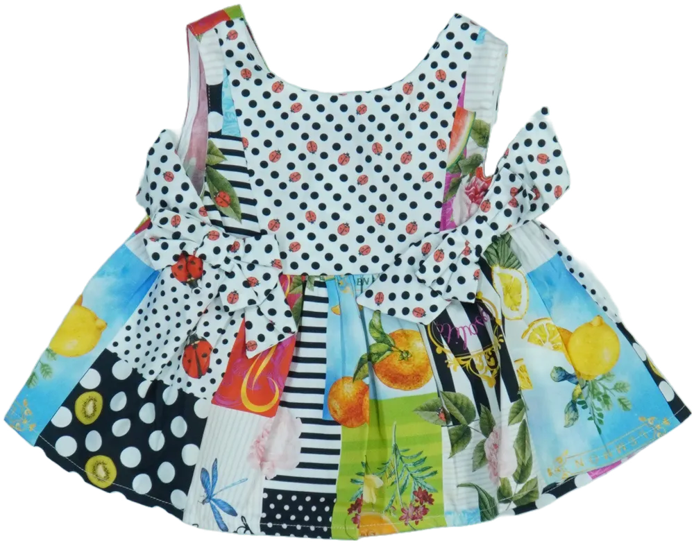 Fehér Rosalita Tunika EU 104 / UK 4 év / US 4T/XS