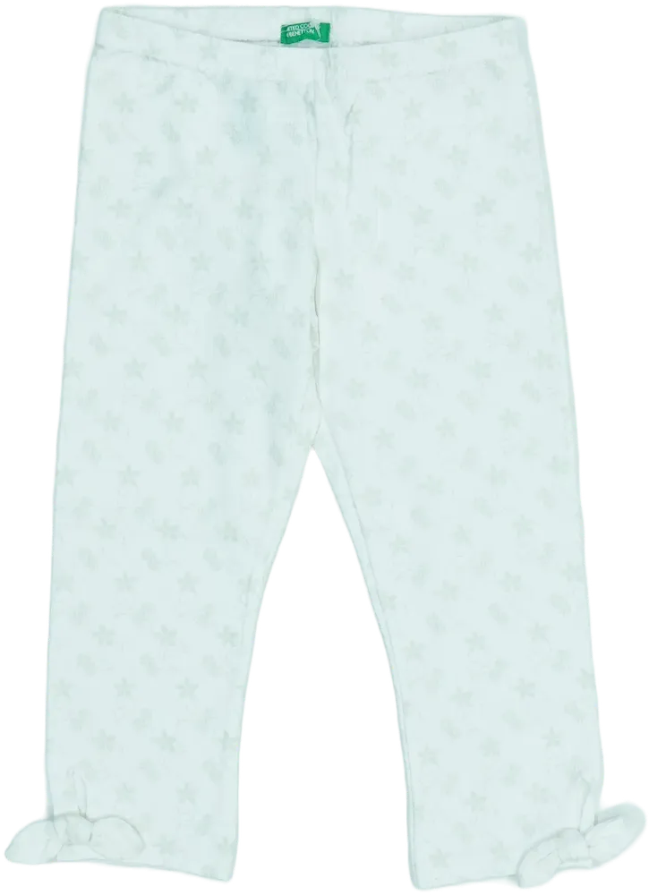 Fehér Benetton Leggings EU 122 / UK 7 év / US 7 év/M