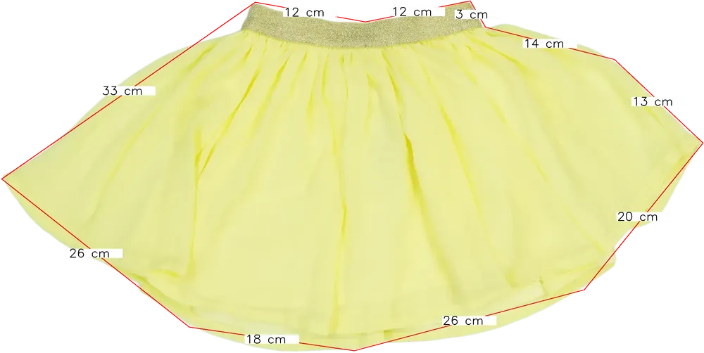 Sárga OVS Szoknya EU 116 / UK 6 év / US 6 év/S