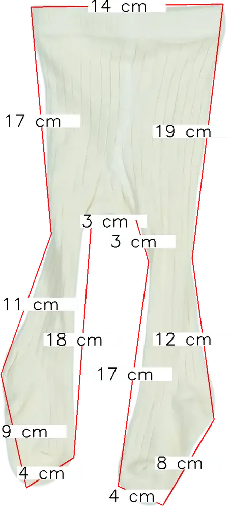 Barna Kiabi Harisnya EU 62 / UK 0-3 hónap / US 0-3 hónap
